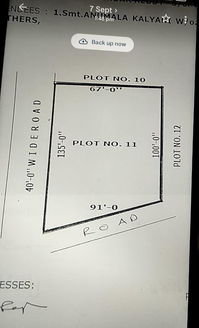 Open Plot No11 Gandimaisamma