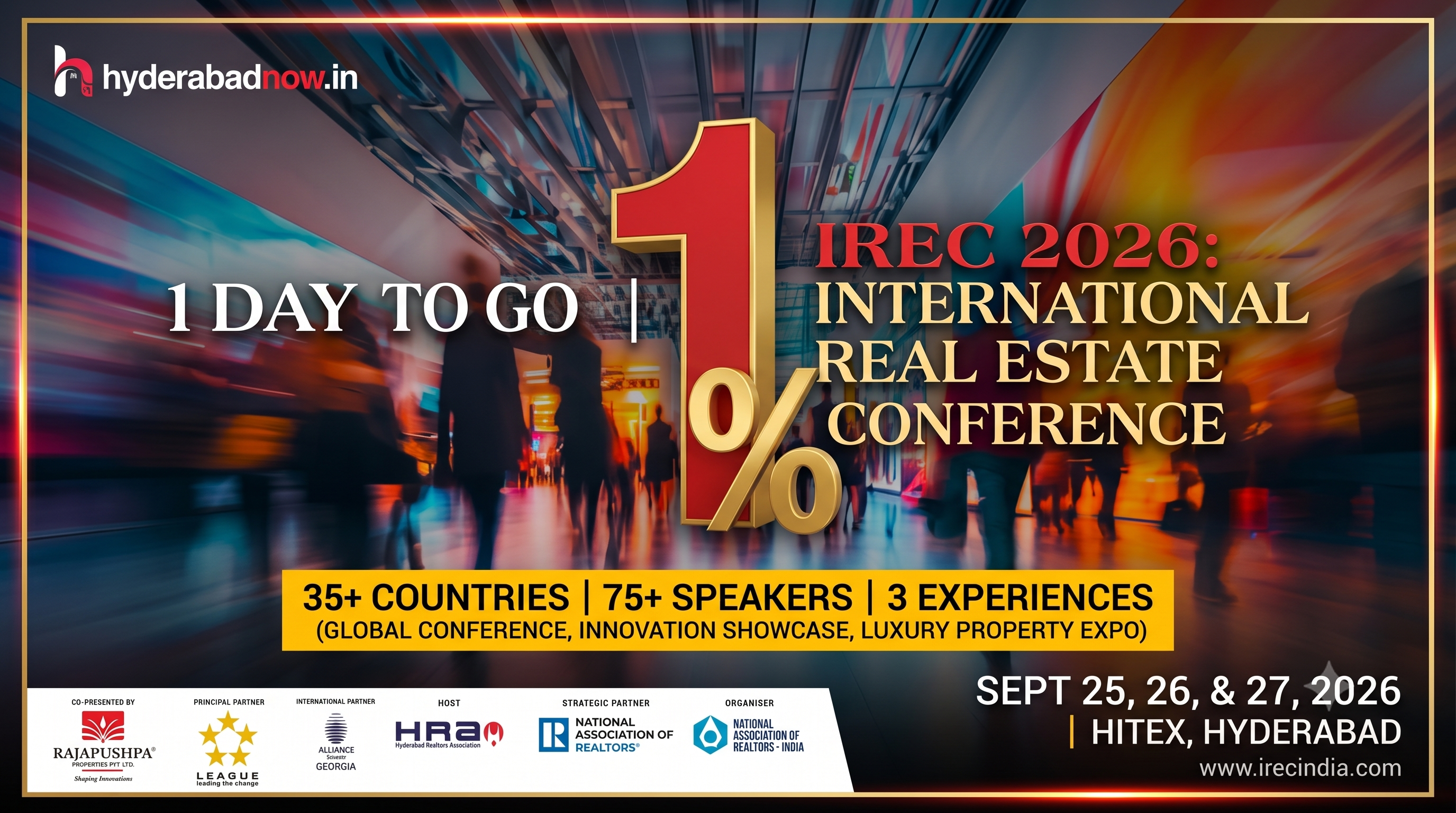 Global Spotlight on Hyderabad : Why IREC 2026 at HITEX is a Defining Milestone for Hyderabad Real Estate