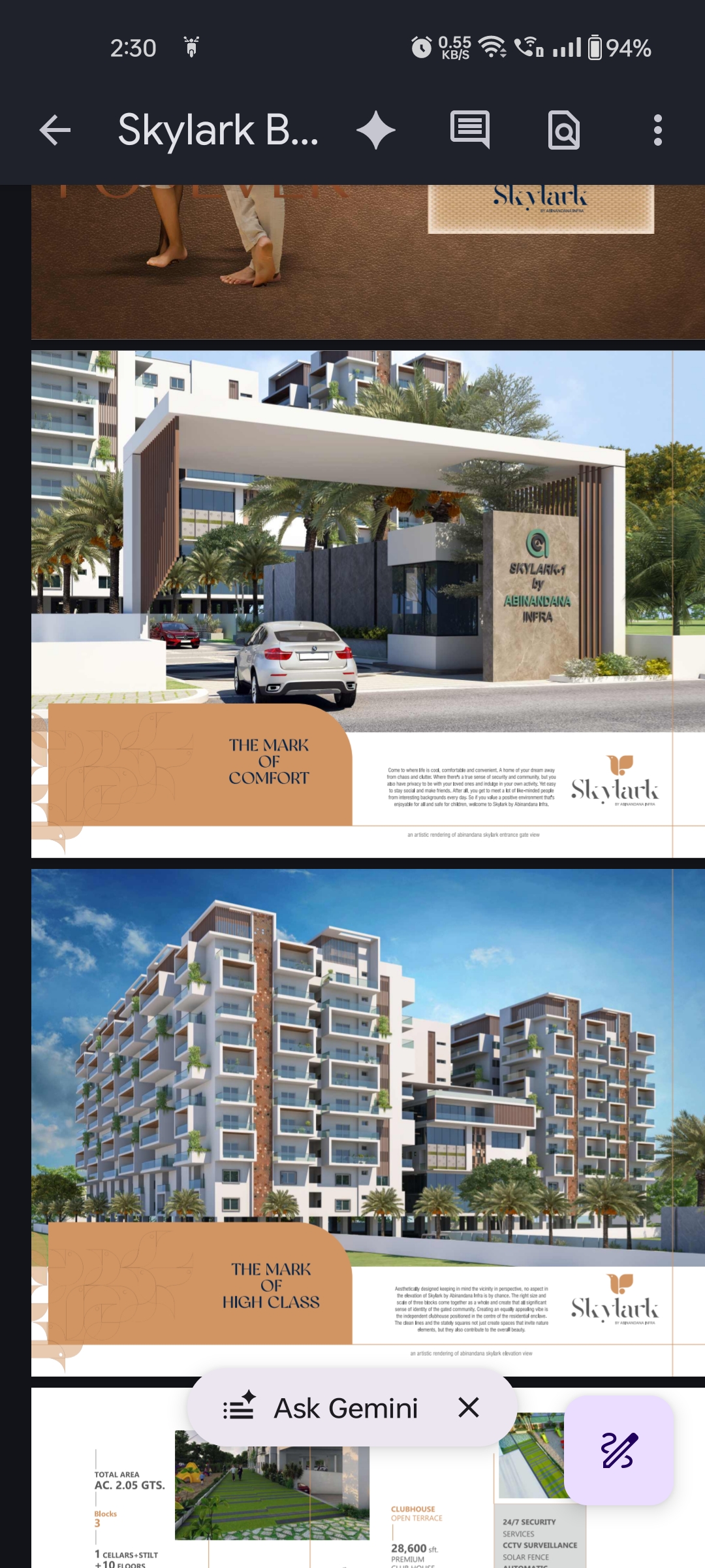 3bhk Near ORR exit No 2 , kollur